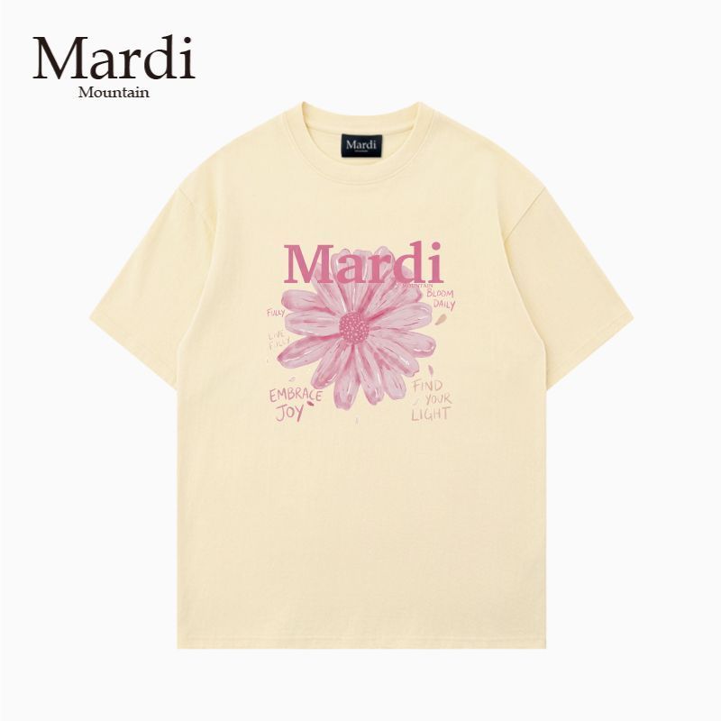 Mavdi Phong Cách Cổ Điển 2026 Xuân Hè Phong Cách Đen Trắng Cotton Nguyên Chất Áo Thun Nữ Tay Ngắn Thường Ngày Phù Hợp Với