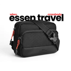 Túi Đeo Chéo WIWU Essen Crossbody Bag 2in1-Túi Đeo Hông Đựng Phụ Kiện Công Nghệ,Vải Chống Thấm Nước Cao Cấp