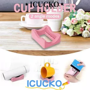 Giá đỡ ICUCKO bằng silicon chống trượt, có khe cắm tích hợp, dùng cho cốc nhỏ