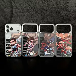 Ốp điện thoại IPhone 17 Pro max Vỏ bảo vệ Từ World Cup Trò chơi bóng đá thế giới 16Pro Star Messi C Luo Frosted 15 PM Vỏ bảo vệ toàn diện chống sốc