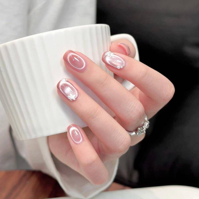 KUZHEN Mèo Mắt Móng Tay Nam Châm Sti Nhẫn Thiết Kế Rỗng Cho Gel Ba Lan Sáng Tạo DIY Từ Móng Tay Nghệ Thuật Dụng Cụ Cho Salon Và Gia Đình Làm Móng Tay Ứng Dụng HOT