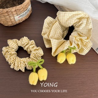 Nhẫn xúc xích ngọt ngào dễ thương màu vàng Yoing / Tulip