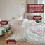Chăn Ga Gối Lụa Thêu Họa Tiết Ren Kiểu Pháp - MemMinbedding Luxury