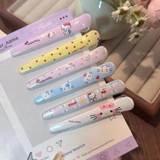 Kẹp tóc hình mỏ vịt Hello dễ thương mới và kẹp tóc hình mèo dễ thương - Phụ Kiện