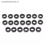 MỚI 20 Chiếc Chất Lượng Cao 1 / 64 Lốp Da Xe Mô Hình Cảnh Phụ Kiện Lốp Bánh Xe Mô Hình Ô Tô Cảnh SKY