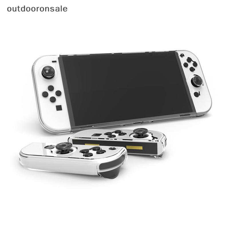 [outdooronsale] Vỏ cứng trong suốt Switch OLED cho bảng điều khiển OLED Nintendo Switch FSI