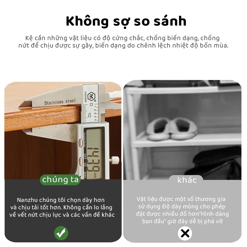 Tủ Giày Dép Bằng Tre Nhiều Lớp Chống Bụi Sức Chứa Lớn Giải Pháp Lưu Trữ Thông Minh