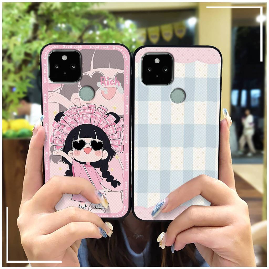 Ốp TPU chống thấm nước Google Pixel 5, thiết kế thời trang, họa tiết hoạt hình dễ thương, bọc toàn bộ, mềm chống sốc, bảo vệ bền