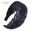 PNPIA- Phong Cách Hàn Quốc Thời Trang Tính Khí Đầu Quấn Ren Hoa Băng Đô Quấn Tóc Cho Nữ Rộng Tóc Không Trơn Trượt Thanh Lịch Vintage
