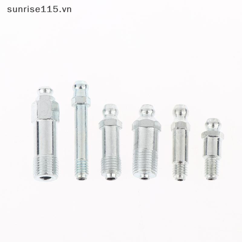 Núm Vú Mỡ SRVN 5 Cái Kéo Dài Zerk M6 M8 M10 Đầu Nối Đầu Mét Cho Cơ Bôi Trơn Nối Dài Chất Liệu Bền Độ Cao.