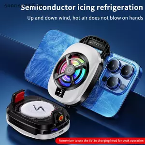 Quạt làm mát điện thoại di động bán dẫn SRVN Bộ tản nhiệt Ba-Clip cho trò chơi / Bộ làm mát điện thoại phát trực tiếp cho Android Universal.
