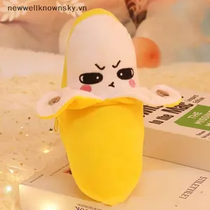MỚI 1 Món Quà Giáng Sinh Chuối Bé Đánh Cảm Biến Trái Cây Sáng Tạo Mới Lạ Cha Mẹ-Con Âm Nhạc Tương Tác Piano Đồ Chơi Sang Trọng Búp Bê SKY