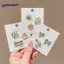 AN.MART Thời Trang Thổ Cẩm Hoa Nơ Thổ Cẩm Dành Cho Nữ Kim Loại Chống chói Ve Áo Pin Cố Định Quần Áo Chân Áo Len Áo Phụ Kiện Quần Áo VN