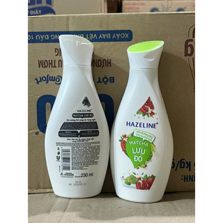Sữa dưỡng thể HAZELINE Matcha & Lựu Đỏ Yến mạch dâu tằm 230ml /370ml