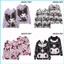 SY3 Sanrio Kuromi Áo chui đầu sành điệu có mũ có dây kéo áo hoodie dành cho người lớn và trẻ em YS3