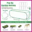 Vườn Giường Có Thể Gập Lại Lưới Di Động 3.94x1.97ft Lều Bảo Vệ Giường Lớn Cho Trái Cây Rau Củ Hoa shopidaevn