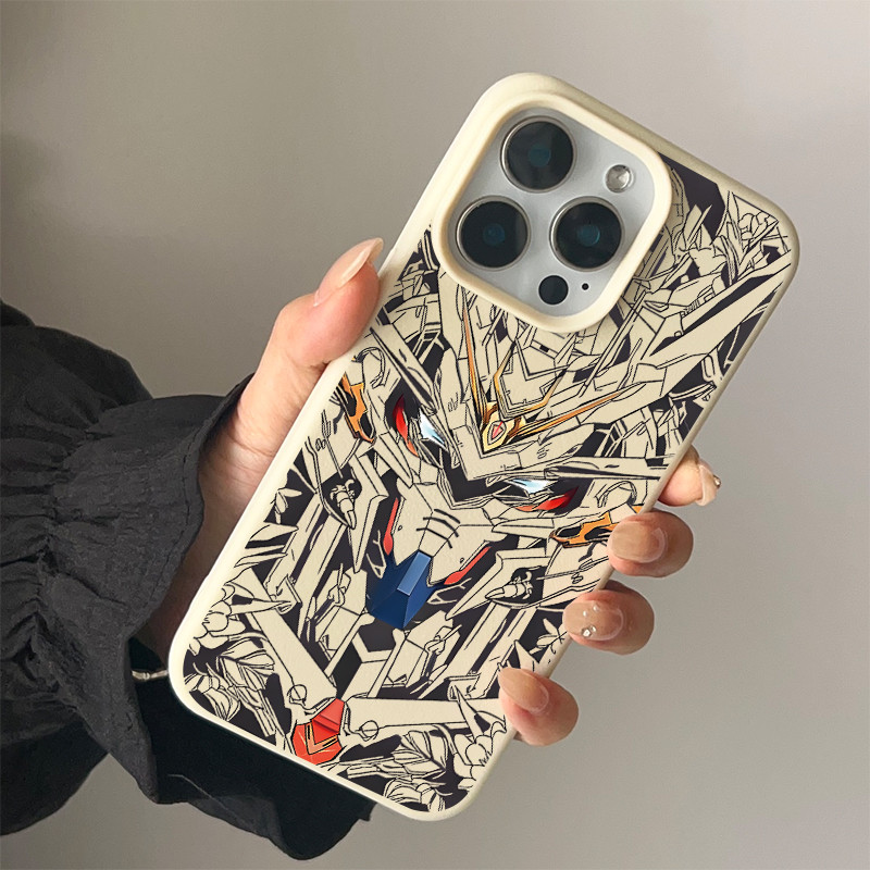Ốp điện thoại cho iPhone 17 16 Pro Max 15 14 13 12 11 Hình minh họa Gundam