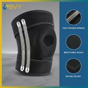 Nẹp hỗ trợ đầu gối có độ đàn hồi cao BVY với lò xo 2 / 4 để sử dụng lối sống tích cực.