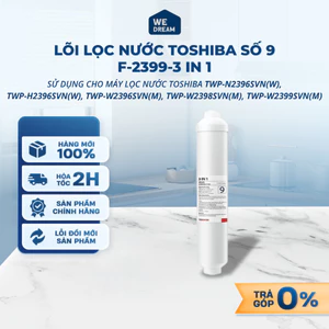 Lõi Lọc Nước Toshiba Số 9 F-2399-3 In 1 - Hàng Chính Hãng