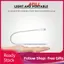 apill Fydun Đèn LED USB sáng Máy tính xách tay & PC 10 Cái Đèn linh hoạt di động Chiếu sáng bàn phím đọc sách lý tưởng - SilverBlackRed Options (Silver)