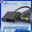 -Bộ chuyển đổi tương thích Bộ chuyển đổi âm thanh 3,5 mm Hỗ trợ màn hình kép cho bộ chia VGA máy chiếu