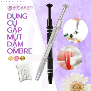 Cây Gắp Mút Ombre Nail Cao Cấp - Dụng Cụ Gắp Kim Cương, Đá Đính Móng Chuyên Dụng (Bút Gắp 4 Chấu)