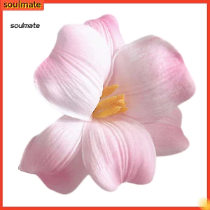 Linh hồn| Hoa lan bền lâu Hoa giả 10 chiếc Lụa nhân tạo Phalaenopsis Hoa lan Đầu hoa lan giả cho bó hoa cưới Thủ công Diy Trang trí nội thất Đông Nam Á
