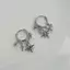 Bông tai tua rua hình ngôi sao bạc ZK Blue Zircon dành cho nữ, Quà tặng trang sức Y2K VN