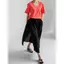 Vải Lanh Cotton Giả Hai Mảnh Culottes Vải Lanh Rời Đến Mắt Cá Chân Phiên Bản Chiều Dài Mùa Xuân Mùa Hè Văn Học Du Lịch Giải Trí Wide-Le