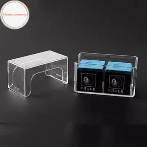 Hooudou Bida Phấn Bảo Quản Nhựa Acrylic Hộp Carom Bể Phấn Khối Bảo Quản Giá Đỡ VN