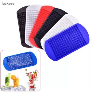Luckyew Làm Đá Khuôn 160 Lưới Mini Nhỏ Đá Viên Khay Đông Lạnh Khối Khay Silicon TQ