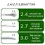 Dây cắt cọ VVDZA, Dây Nylon và dây thép bện kết cấu cỏ, Dây cắt cỏ linh hoạt 5m / 10m / 15m * 2.4mm / 2.7mm / 3mm Cạnh cắt sắc nét Dây cắt cỏ