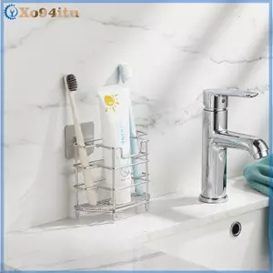 Giá đỡ bàn chải đánh răng bằng thép không gỉ XOITU 201 để lưu trữ phòng tắm hiệu quả VN