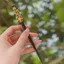 WHX-Ebony Kẹp Tóc Pipa Hai Mặt Phong Cách Trung Quốc Kẹp Tóc Tất Cả Trận Đấu Kẹp Tóc Phụ Kiện Tóc Hanfu Sườn Xám Phụ Kiện Phụ Kiện Tóc