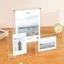 Khung ảnh Acrylic WANYEDI, Giá đỡ hiển thị Photocard thiết kế nghiêng, Giá đỡ hiển thị Poster trong suốt hiện đại Sử dụng văn phòng