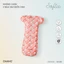 Nhộng chũn khóa kéo 2 đầu cho bé sơ sinh chất liệu cotton mềm mát