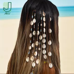 Lễ Hội Tóc Nối Dài Vỏ Hạt Dây Lớp Phủ Chống Thấm Nước Boho Nàng Tiên Cá Lõi Dreadlo Trang Sức Cho Bím Tóc