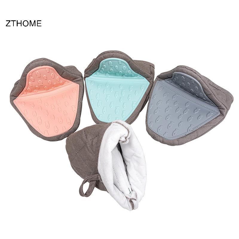 ZTHOME Găng tay silicone chống bỏng lò nướng, nhấc nồi, khay bát, kẹp tay cho nhà bếp HOT