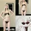 Niche Gợi Cảm Hot Girl Pure Desire Bikini Màu Sắc Tương Phản Nhỏ Ngực Kỳ Nghỉ Ảnh Đồ Bơi Nữ