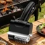 Bàn chải nướng điện DONOVANQQ, Bàn chải làm sạch BBQ hiệu quả có thể tháo rời, Bàn chải làm sạch lưới tản nhiệt cầm tay Type-C đa chức năng