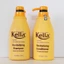 Dầu gội xả vàng phục hồi tóc hư Kella Revitalizing Natural Oil & Kerain 500mlx2 [ MK ]