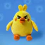 Roco Kingdom Jiji Duck Plushie Búp bê bông sang trọng Vịt vàng giận dữ dễ thương