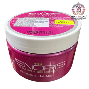 Mặt nạ phục hồi tóc hư tổn Jenoris Keratin Hair Mask 250ml - NEW [ MK ]