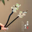 Mới Phong Cách Trung Hoa Mộc Lan Kẹp Tóc Nữ Cao Cấp Thanh Lịch Sườn Xám Bóng Đầu Tấm Kẹp Tóc Cổ Phụ Kiện Tóc