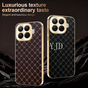 Ốp Lưng Cho Xiaomi 17T Pro Phong Cách Mới Thời Trang Sang Trọng Da Mạ Điện Khung TPU Chống Rơi Vỏ Điện Thoại