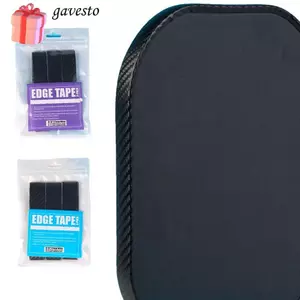 GAVESTO 3 Miếng Dán Cạnh Vợt Pickleball, Băng Cạnh Đầu Mái Chèo Chống Rơi Đa Năng, Cá Tính Bền Chống Sốc Khung Vải Carbon Bảo Vệ Sử Dụng Giải Đấu