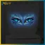 BVY Glow-In-The-Dark Toilet Stiers Ice Blue Dragon Eye Design Decal Dán Tường Tự Dính Có Thể Tháo Rời PVC Trang Trí Phòng Tắm Dạ Quang.