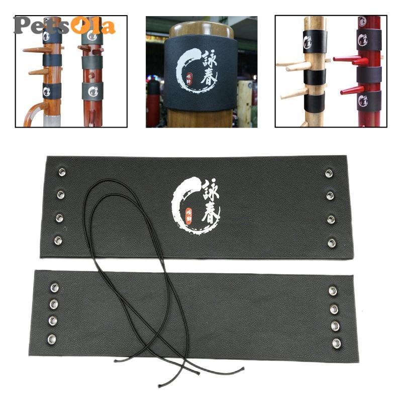 Da PU Dummy Pad Võ Thuật Bảo Vệ Cho Gỗ Dummy Wing Chun Kung Fu Boxing Gear