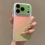 Ốp Điện Thoại Camera Kính Gradient Cho iPhone 17 Pro Max 16 15 14 13 Vỏ Bảo Vệ Chống Sốc
