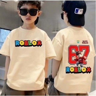 Áo Thun Trẻ Em Bé Trai Gái In Roblox 67, Áo Bông Ngắn Tay Hè Phong Cách Game Size 3-12 Tuổi COD